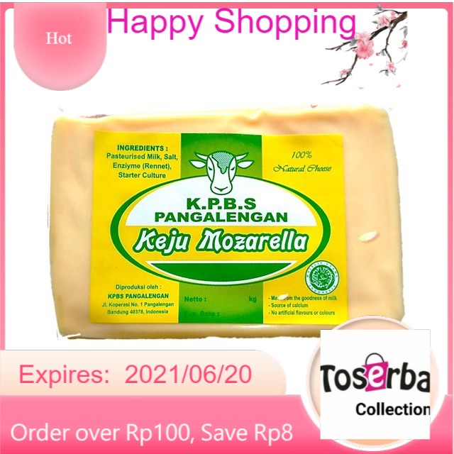 

Toserba Collection Keju Mozarella K.P.B.S Pangalengan 250 gr Bandung - Cimahi