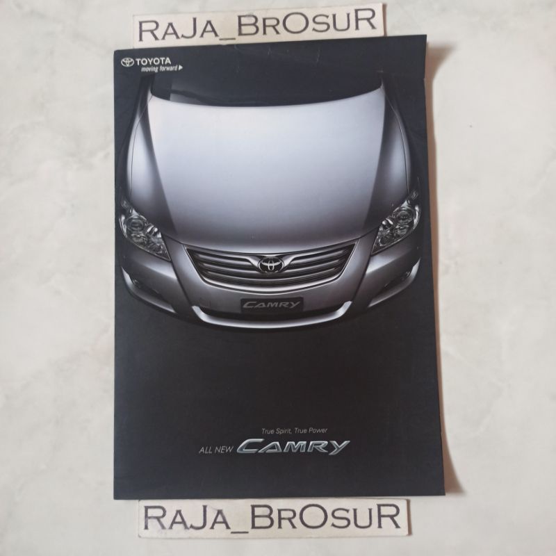 Poster brosur katalog leaflet Toyota Camry XV40 2007