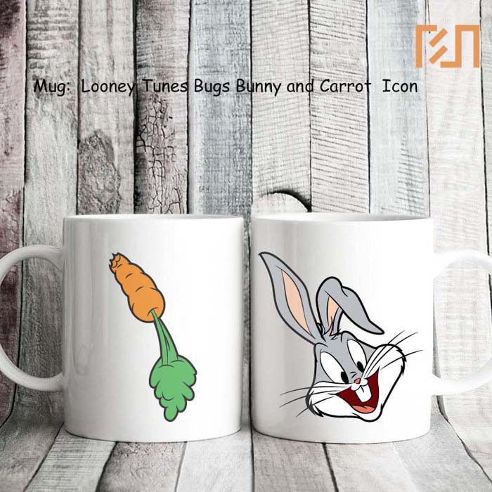 Mug Looney Tunes Bugs Bunny and Carrot icon