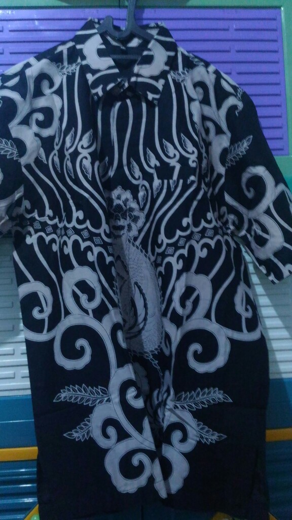 Kamandanu Mocca Kemeja Batik Pria Full Furing Bahan Katun Primisima