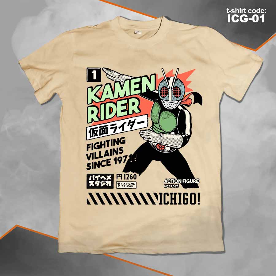 KAOS KAMEN RIDER ICHIGO 01, Classic Vintage Style