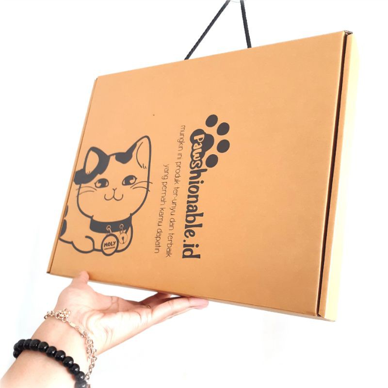 Cute Gift Box Kotak Kado Pawshionable.id Flute 200