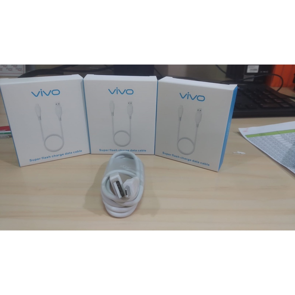 Kabel Data Vivo Type C Micro USB Fast Charging Data Cable Vivo V5/V7/V9/V19/V17/S1 PRO X50