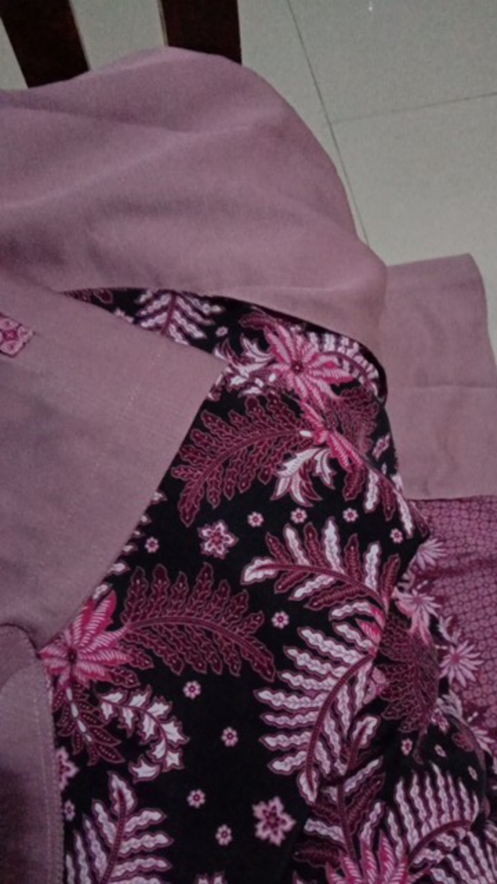 Baju Muslim Gamis Sabiya Batik Couple