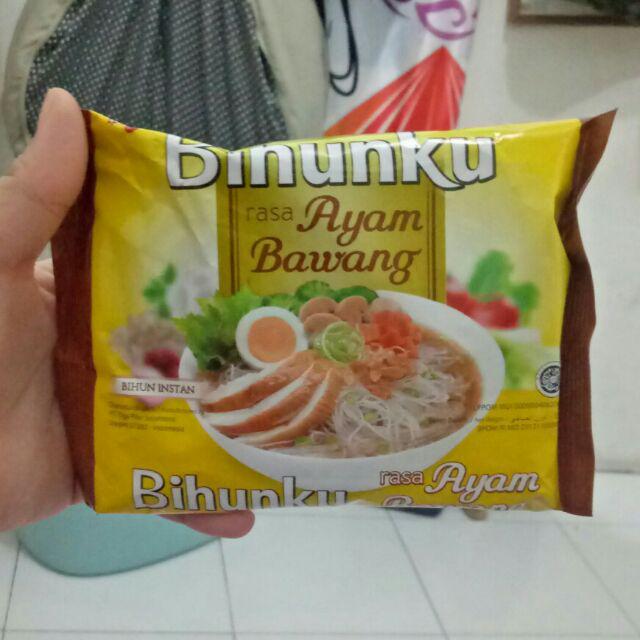 Bihunku 60gr Soun Instan Bihun Rice Vermicelli Goreng Ayam Bawang