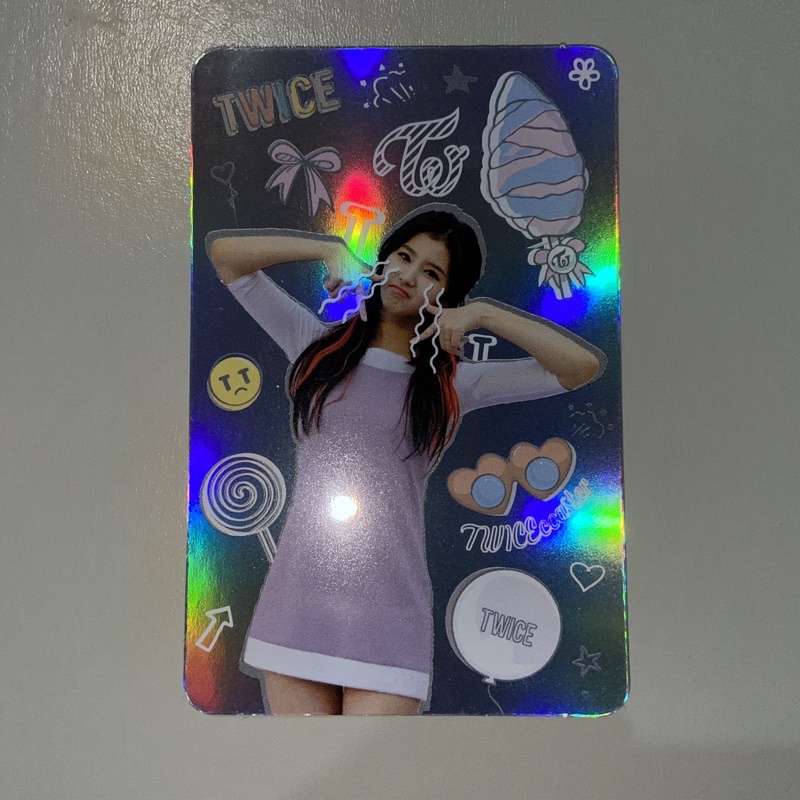 TWICE PHOTOCARD PC HOLO SANA TWICECOASTER LANE 1