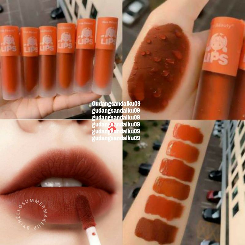 𝐌𝐀𝐓𝐓𝐄 𝐋𝐈𝐏𝐒𝐓𝐈𝐂𝐊 - Velvet AIR LIPGLAZE Lipstik Waterproof Soft Tahan Lama Hasil Akhir Matte