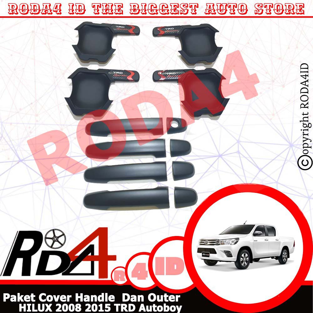 Paket Outer Dan Cover Handle Hilux 2008-2015 Trd Sportivo AUTOBOY