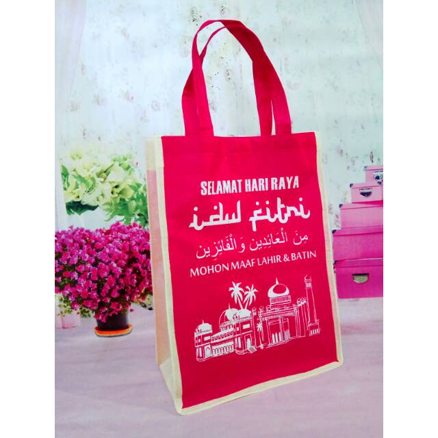 

25x35x13 Tas Lebaran Ready Stok / Tas Lebaran Murah / Tas Parcel Lebaran / Goodie Bag Lebaran