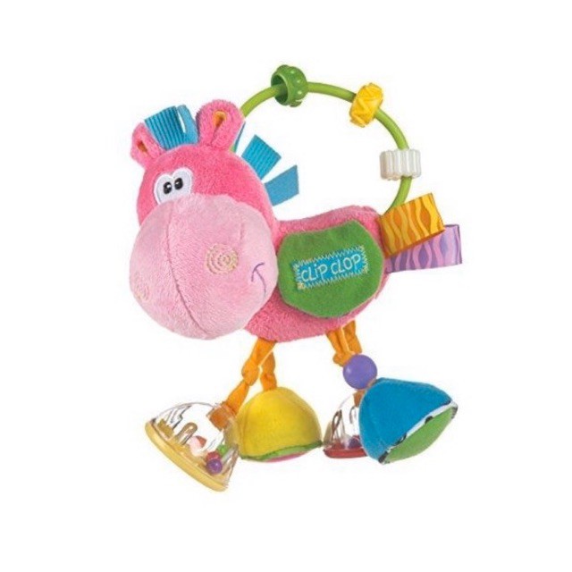 Playgro Clopette Activity Rattle Pink Mainan Anak