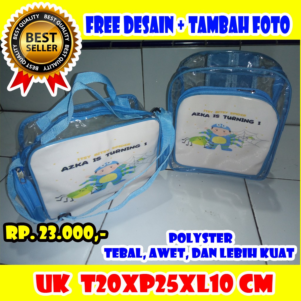 Goodiebag Ulang Tahun / Tas ulang tahun / souvenir ultah belakang mika-3