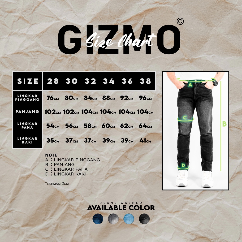 Gizmo - Denim Pants Black Washed