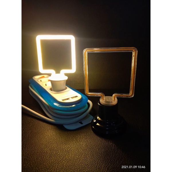 lampu hias led filamen bentuk kotak segi