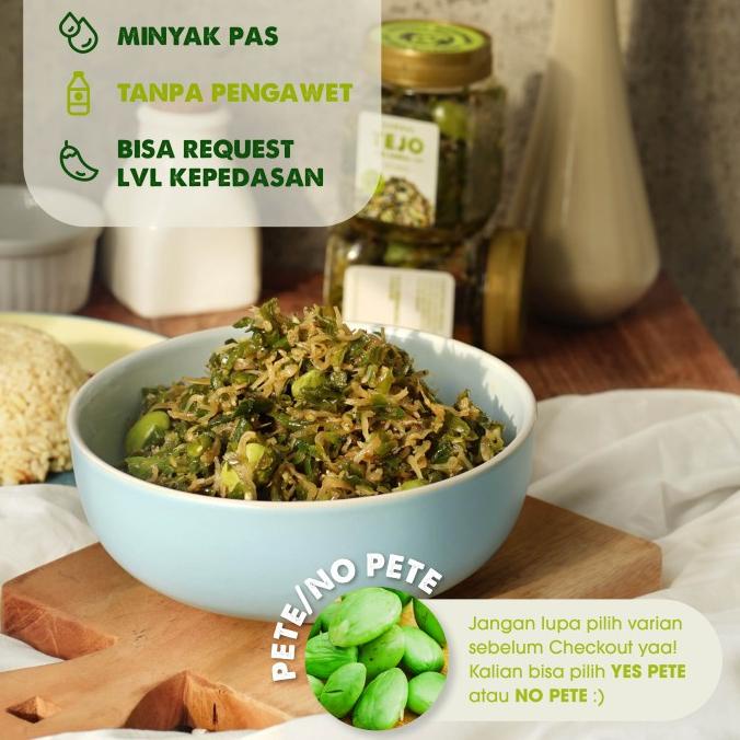 

Teri Medan Sambal Ijo (TEJO) Pete / Non Petai 120G PEDAS GURIH