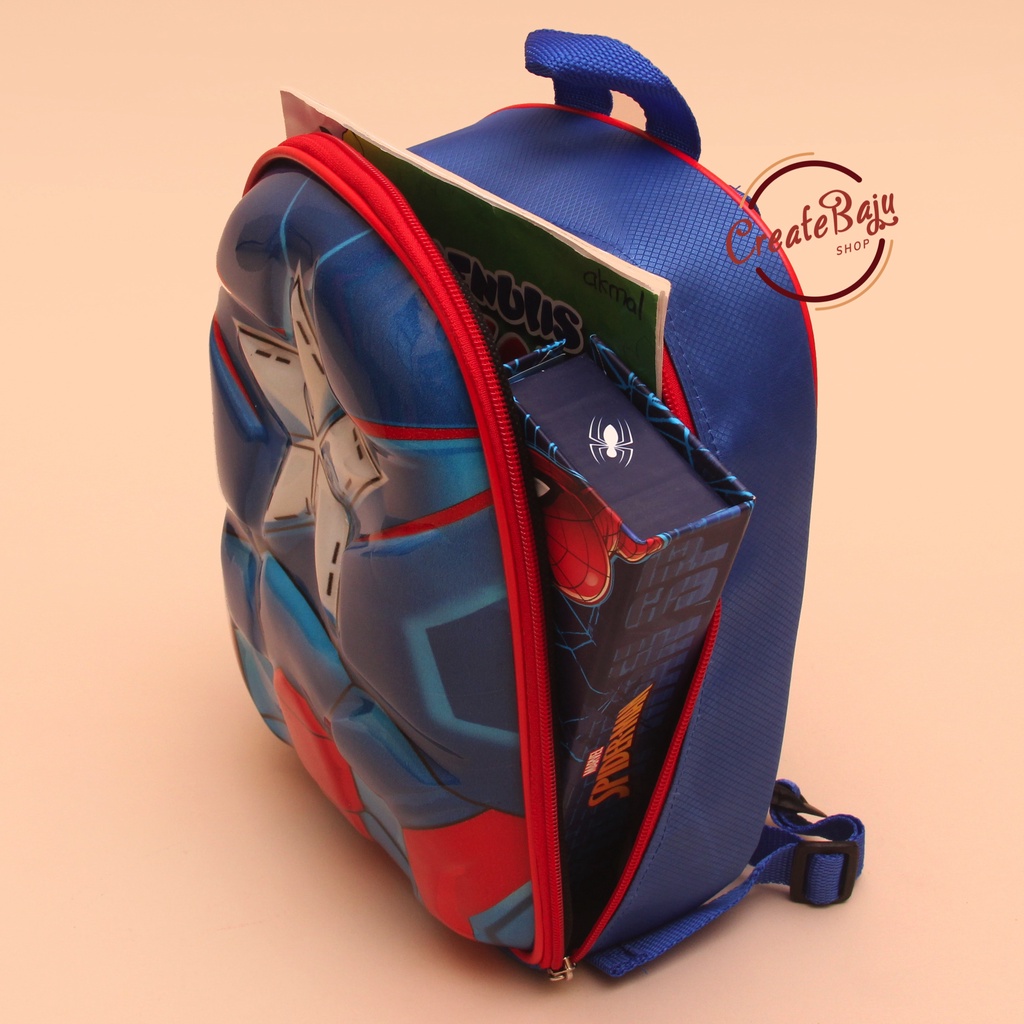 TAS RANSEL ANAK BATOK MOTIF SPIDERMAN HOMECOMING TAS ANAK SEKOLAH TAS PAUD