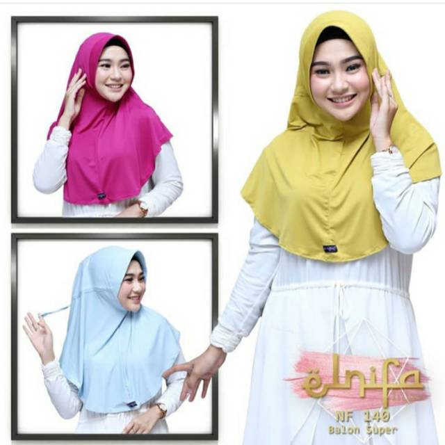 Turun Harga Jilbab Serut Elnifa