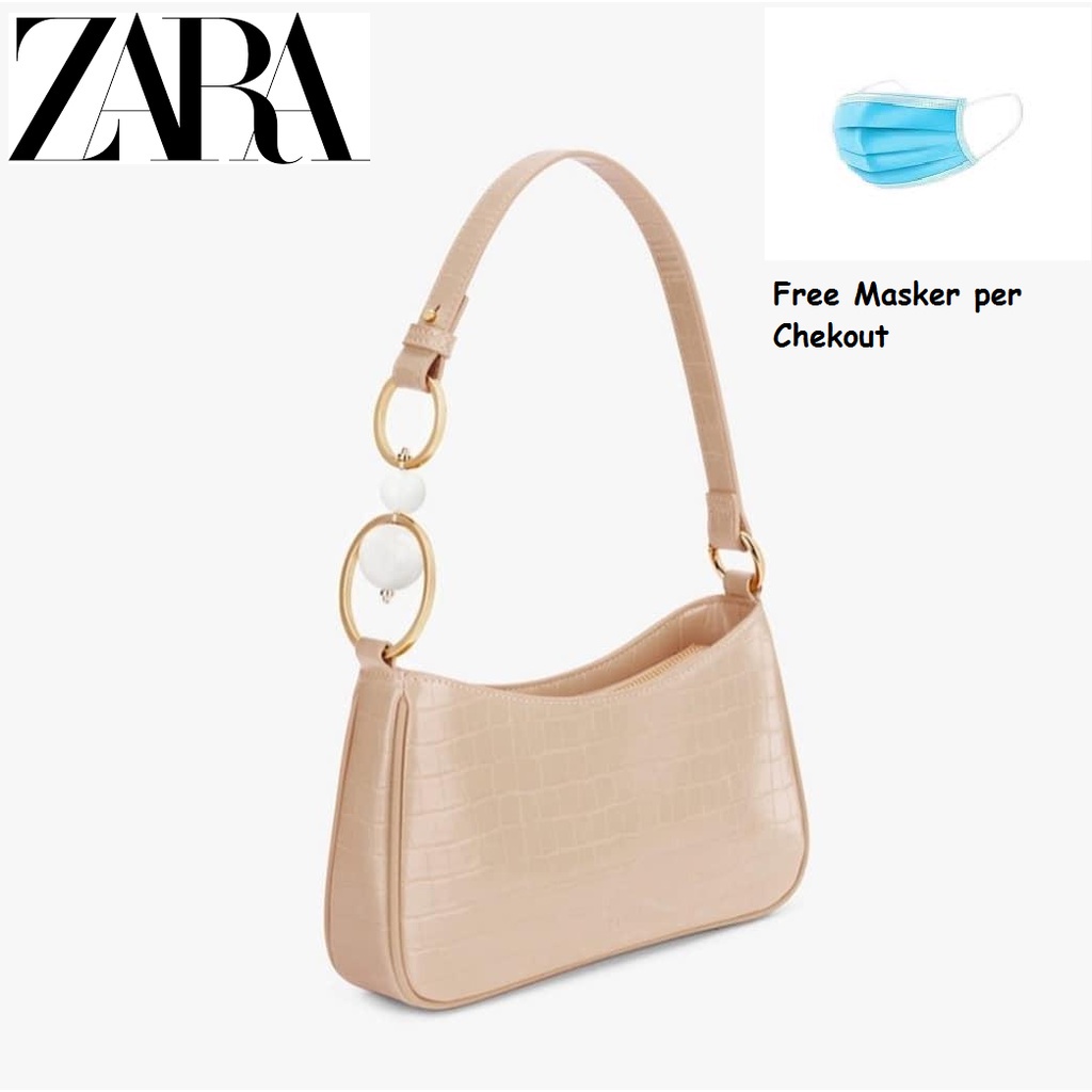 Tas Selempang Korea ZARA Croco Shoulder & Sling Bag #8909(E7E9) Tas Selempang Wanita Premium Tas Sel