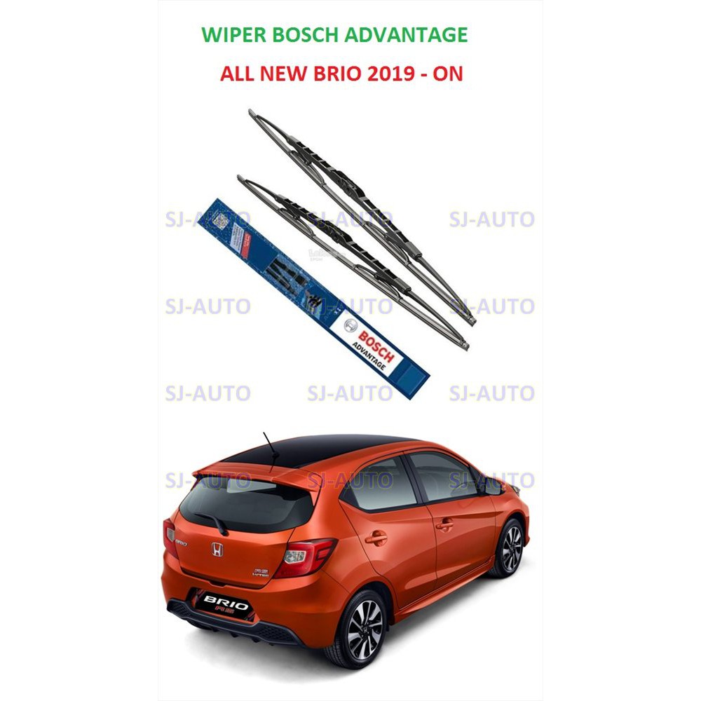 Sepasang Wiper Bosch Advantage All New Brio 2019