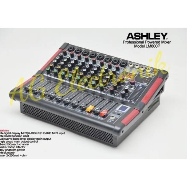 Power mixer ASHLEY LM-800P(8 channel)