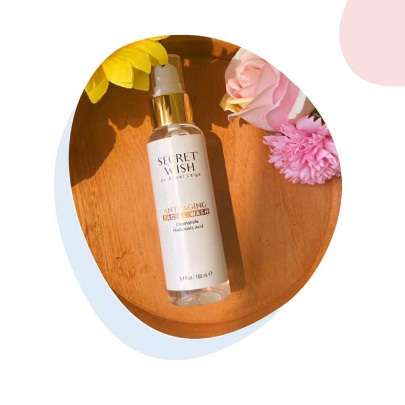 Secret Wish by Angel Lelga Anti Aging Facial Wash/ Sabun Wajah 100ml/ secretwish indonesia