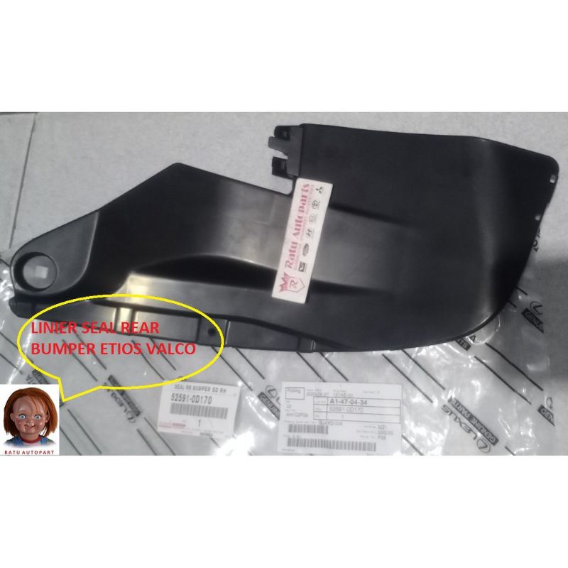 Linier Fender Bemper Belakang Etios Valco