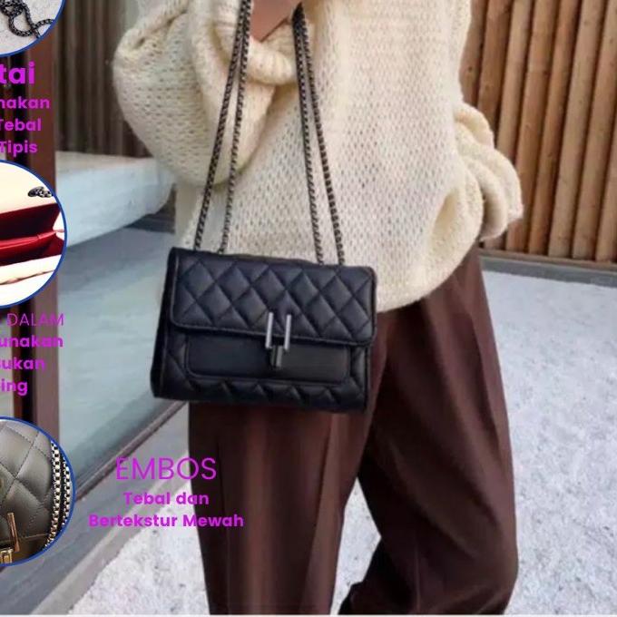 Tas tali rantai / tas wanita tali rantai / Tas wanita selempang  / Tas Wanita Terbaru 2021/ Nada