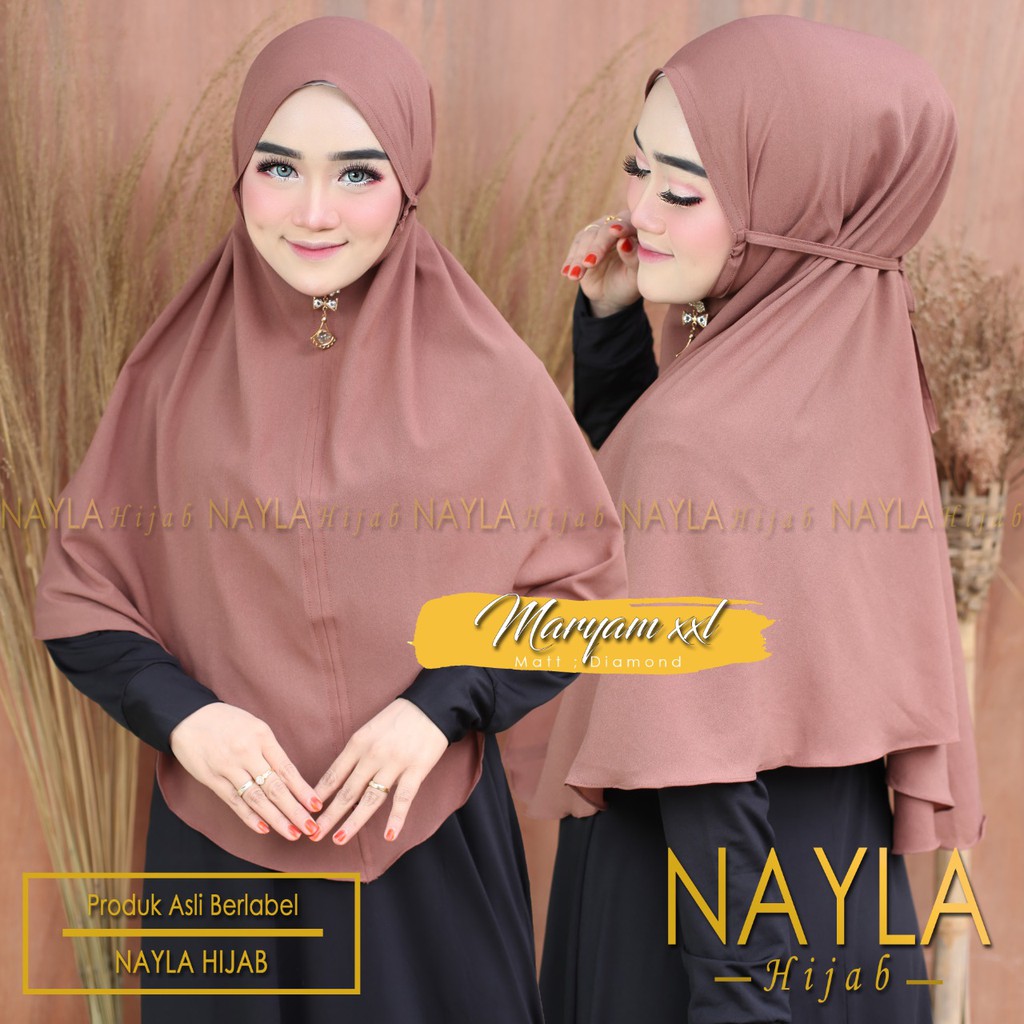 BERGO MARYAM JUMBO XXL/HIJAB SIMPLE ORIGINAL NAYLA HIJAB-5