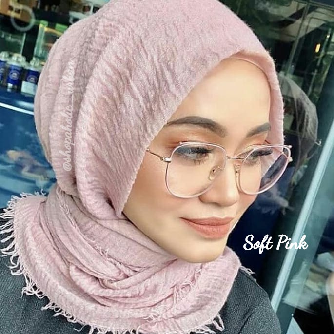 1 New premium crinkle hijab arabian shawl/pashmina rawis/hijab import hijab modis/arabian hijab-1