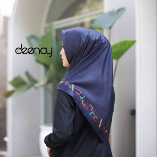 SCARF HIJAB DEENAY DIARA NAVY