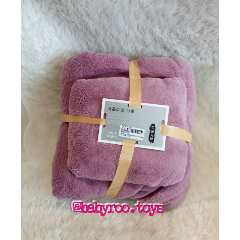 HANDUK MICROFIBER SQUARE POLOS 2IN1