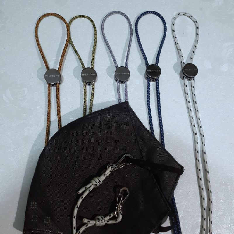 Tali Masker Kalung Lanyard Mask Strap Mask Limited Prusik Paracord Tali Kacamata Alloy Logam Nikel