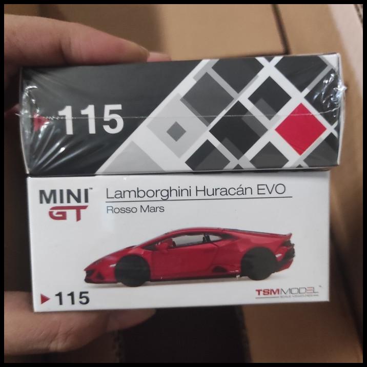Mini Gt 115 Lamborghini Huracan Evo - Rosso Mars