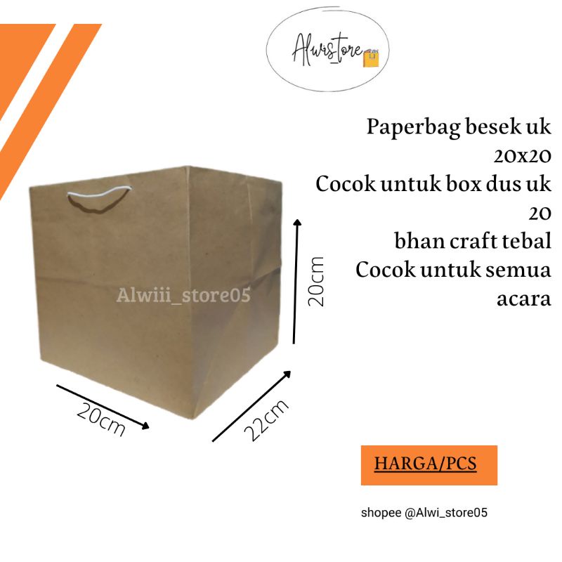 

Paperbag Nasi Besek Uk 20x20
