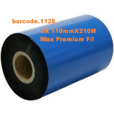 

THERMAL RIBBON UK.110mm x 210M Premium WAX/ PITA RIBBON FI