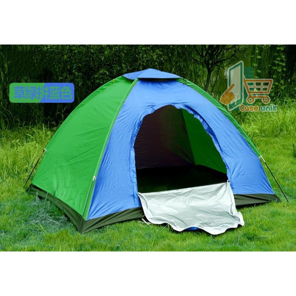 RT106 TENDA CAMPING OUTDOOR INDOOR KAPASITAS 2-3 ORANG UKURAN 2M X 1,5M CS4050