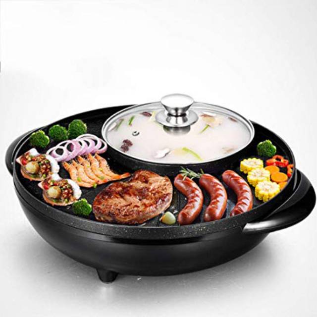 Panci suki suki. Steam boat. Shabu shabu. Pan grill. Panggang. Multipan