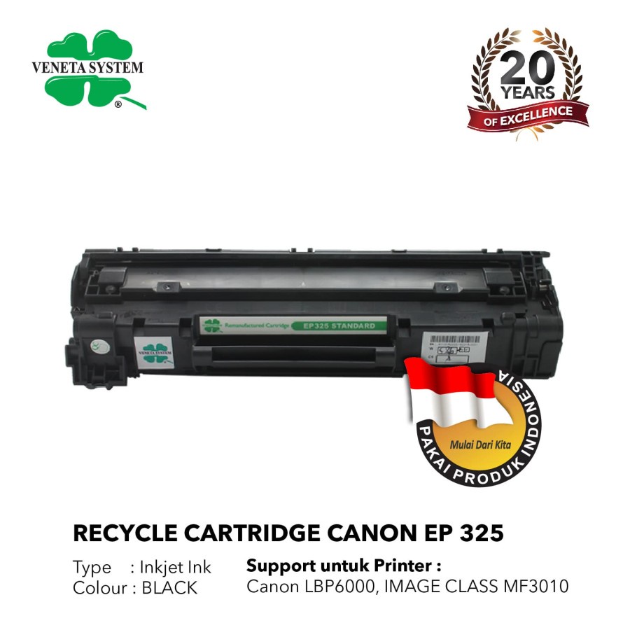 TONER RTC CATRIDGE Remanufactured CANON EP 325 - PRINTER LASERJET LBP6000 / MF3010