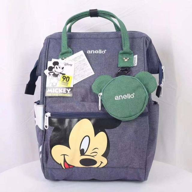 tas anello disney limited edition mickey mouse baby bag diaper bag tas perlengkapan bayi botol popok