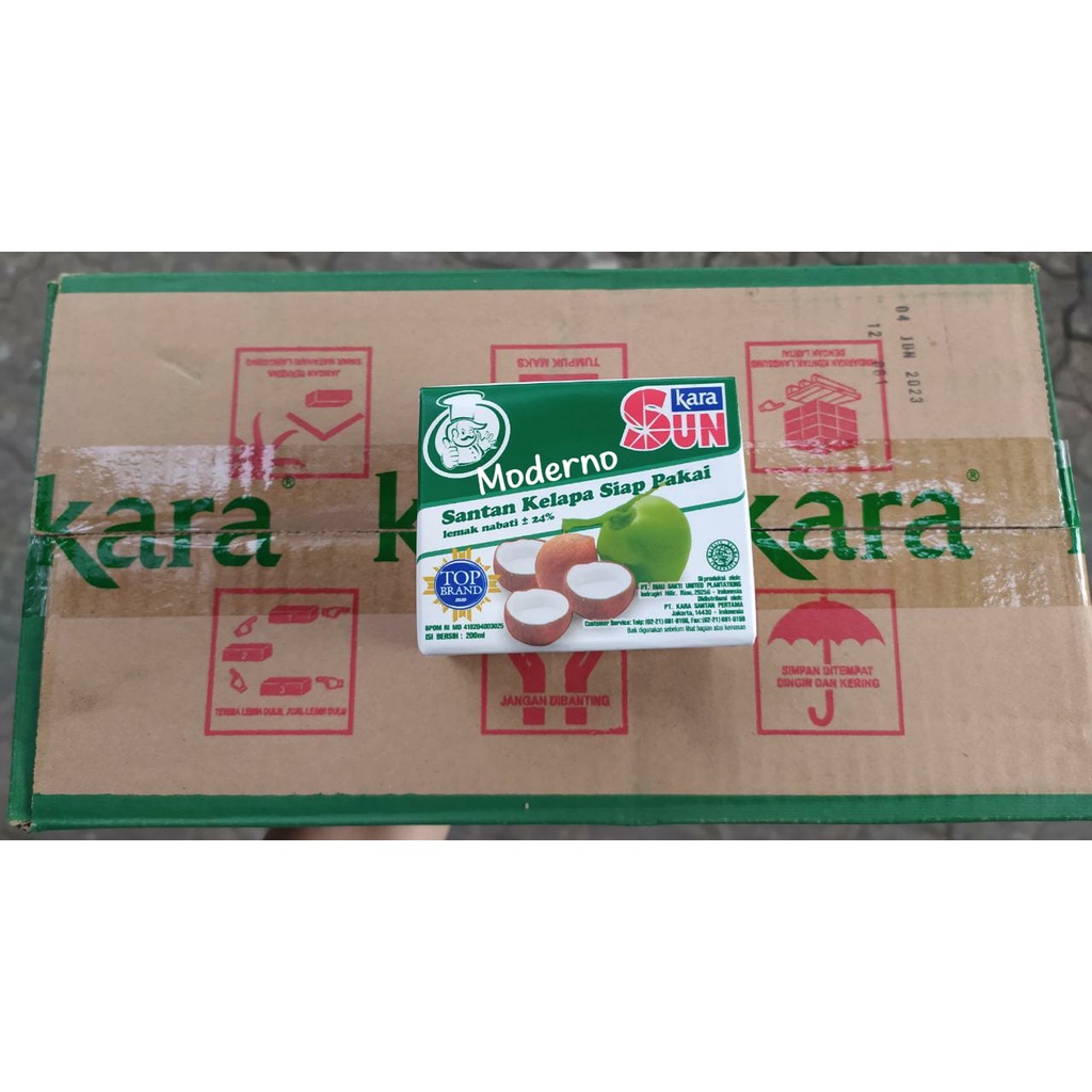 

Santan Sun Kara 200 ml Perkarton isi 12 pack