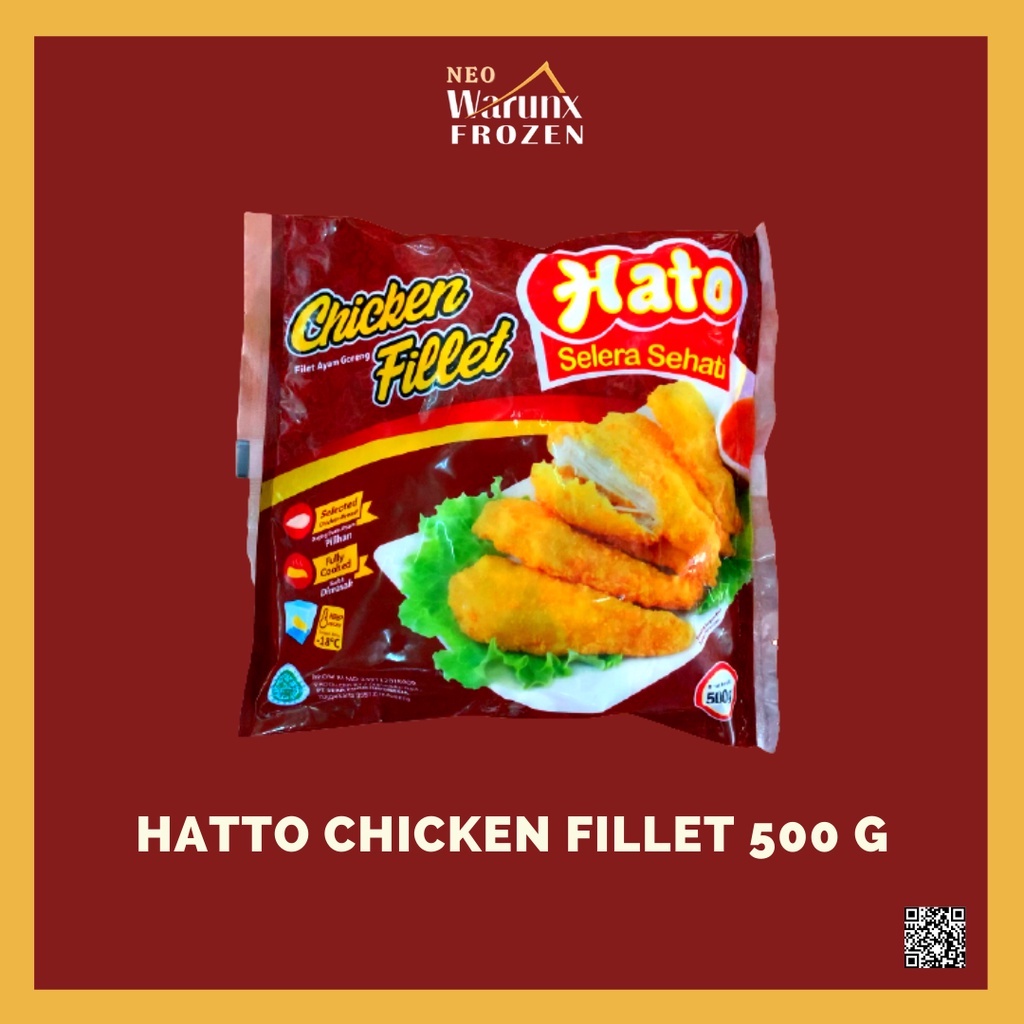 

Nugget Ayam Krispi Fillet Hato Berat 500g [HALAL]