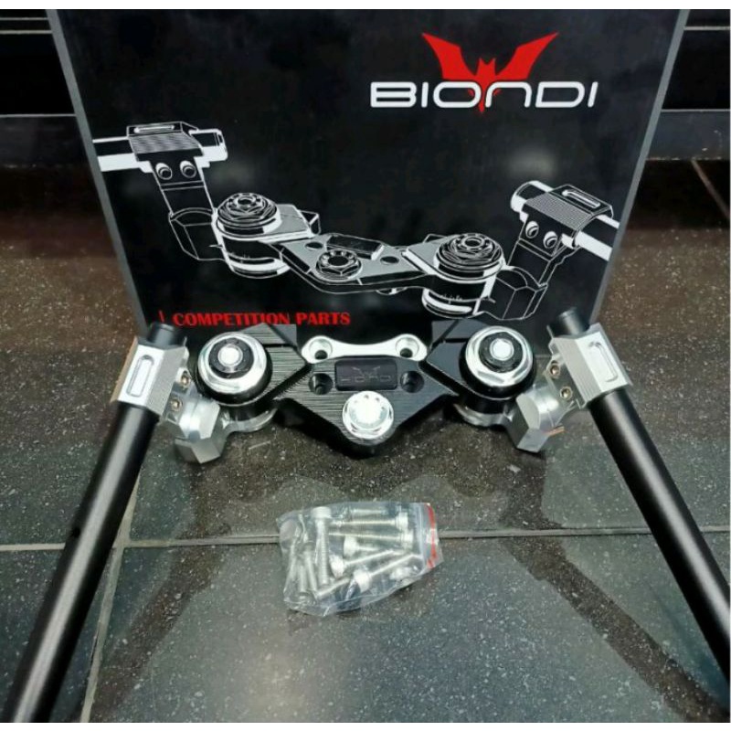 stang jepit nmax stang variasi nmax merk BIONDI full cnc