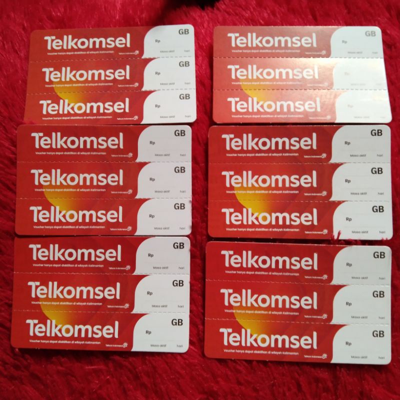 VOUCHER TELKOMSEL KOSONG/TIDAK ADA KOUTA EXP 2023 ALL KALIMANTAN ALL ZONA