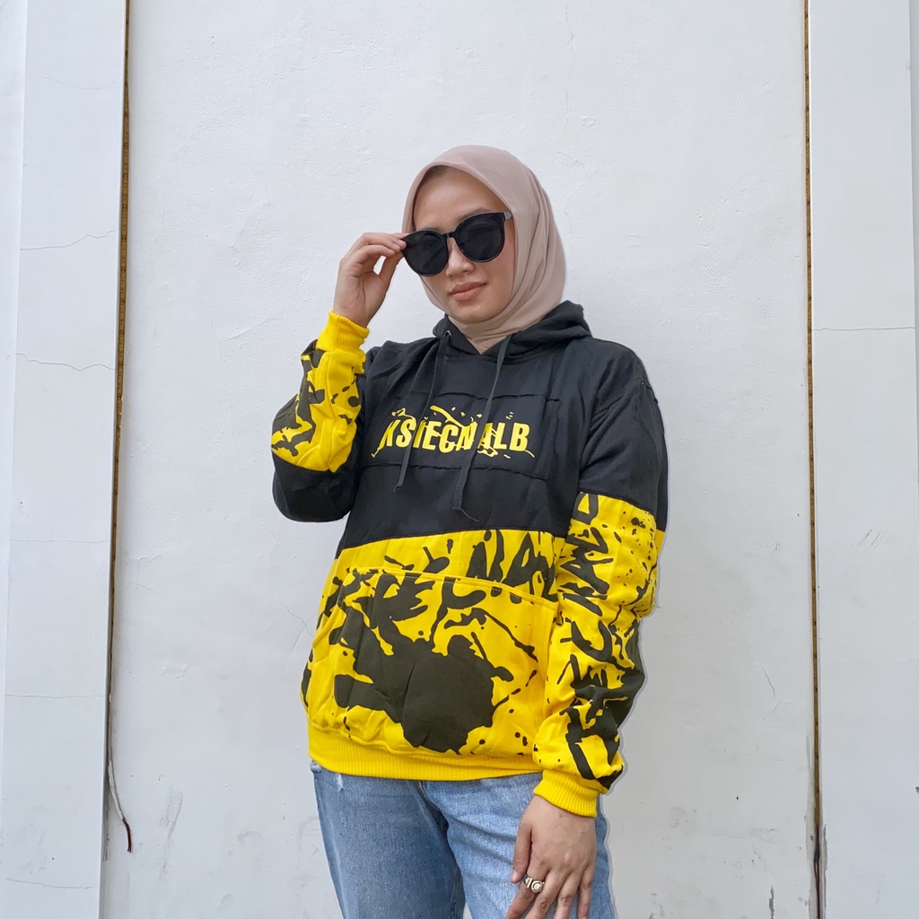 KSIECNABLE HOODIE HITAM-KUNING || HOODIE KEREN || HOODIE KOMBINASI #KSI