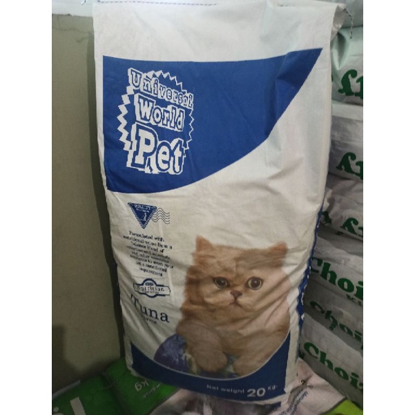 universal cat 20kg makanan kucing universal