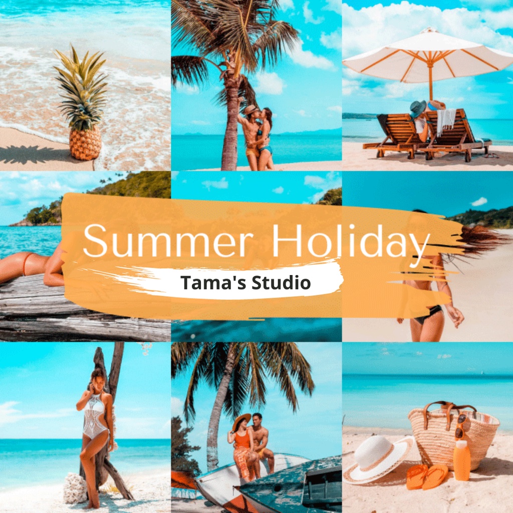 Lightroom Preset Summer Holiday Dekstop and Mobile (IOS/Android)