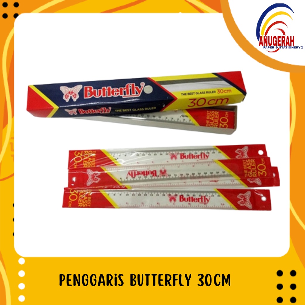 

Penggaris Butterfly 30cm (PCS)