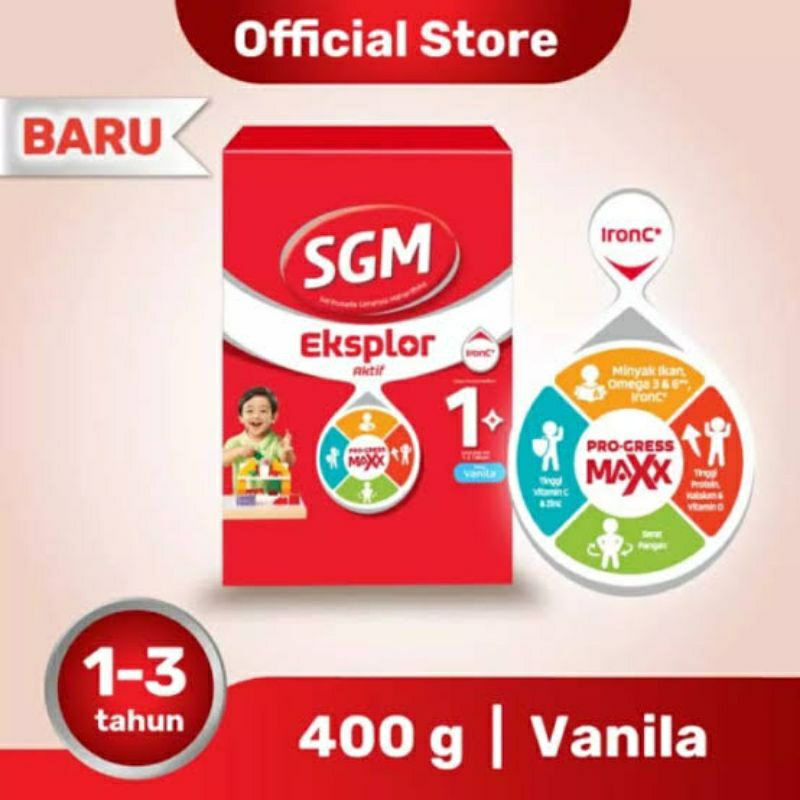 SGM Explore 1+/3+ 400 Gram (Madu/Vanilla)