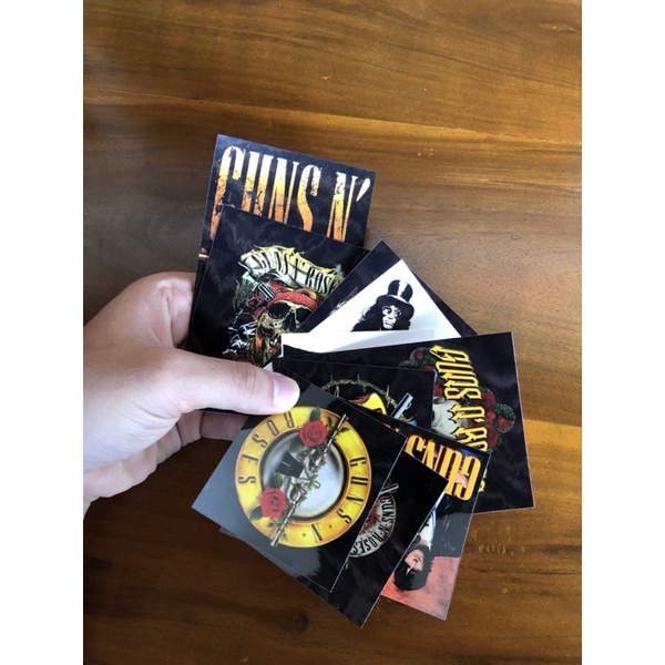 sticker pack band rock guns n roses slash barat