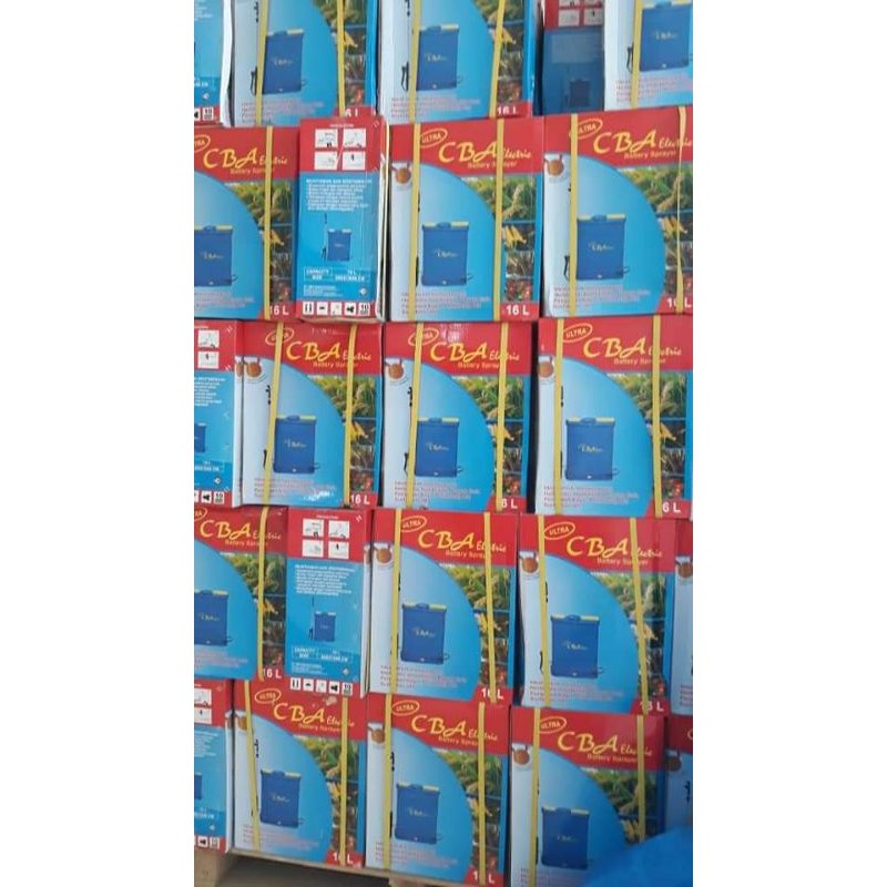 Tangki Sepray Elektric CBA ultra 16liter komplit original pabrik