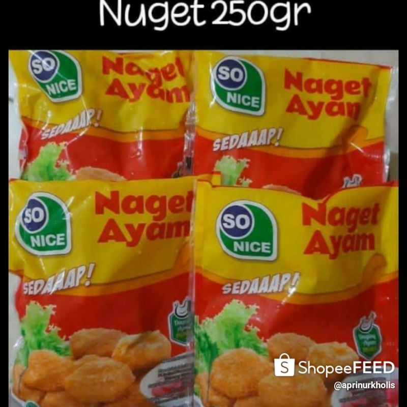 

nugget ayam sonice 250 gr